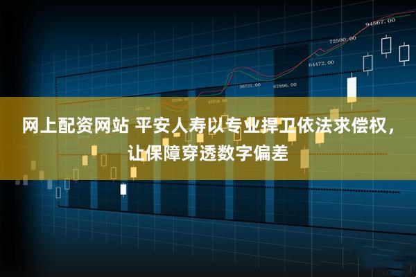 网上配资网站 平安人寿以专业捍卫依法求偿权，让保障穿透数字偏差